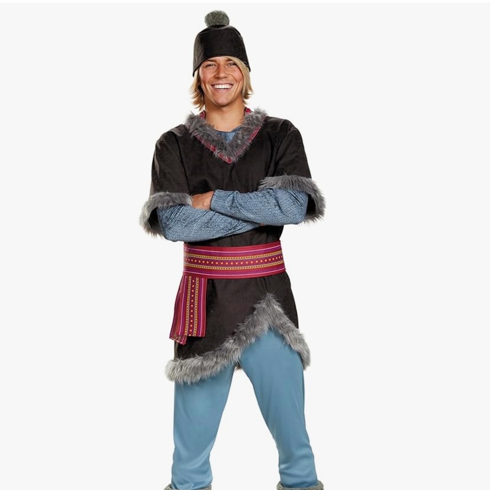 Frozen Kristoff costume and Olaf headband